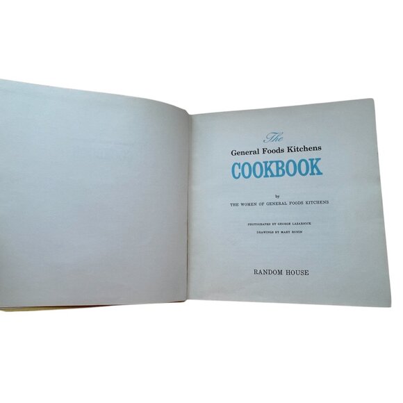 The General Foods Kitchens Cookbook 1959 1st Edition Hardcover By Random House - Picture 7 of 15